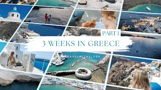3 Weeks in Greece -  Part 1 🌴👙 Santorini, amazing views & summer vibes