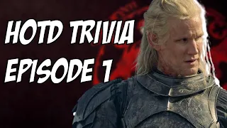 House of the Dragon Trivia Episode #1