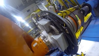 Automated Robot in Railway Wheel Shop