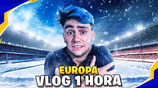 DEVO IR JOGAR FUTEBOL NA EUROPA? - VLOG DE 1 HORA NA NEVE!