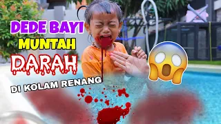 GAWAT DEDE BAYI MUNTAH DARAH DI KOLAM RENANG | CHIKAKU FAMILY