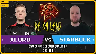 WC3 - [UD] XlorD vs Starbuck [HU] - Decider - BWS Europe Closed Qualifier