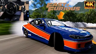 Han's favorite NISSAN SILVIA from Tokyo Drift in Forza Horizon 5 | Steering Wheel + Shifter