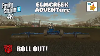 4K FS22 | Day 18 | ELMCREEK ADVENTure | ROLL OUT! | Farming Simulator 22 PS5 Let’s Play.