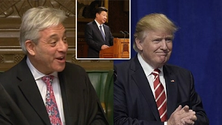 Defiant Bercow DISMISSES MP fury over his attack on 'racist' Trump as Lords counterpart.