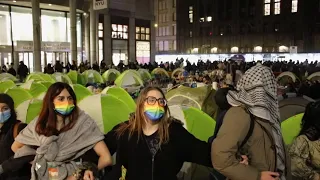 Dozens arrested at NYU pro-Palestinian protest