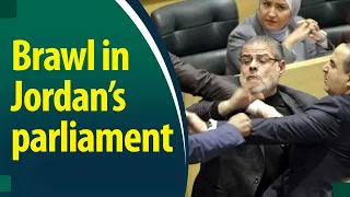 MP’s punch each other in Jordan’s parliament