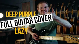 Deep Purple - Lazy | FULL guitar cover