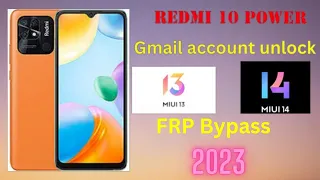 Redmi 10 power Frp Bypass without pc 100% working method for(MIUI)13/14 ||All Xiaomi Frp Bypass 2023