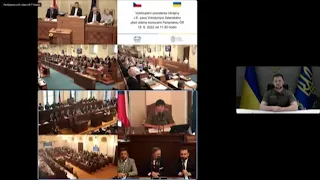 Президент Володимир Зеленський звернувся до політиків і народу Чехії