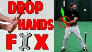 Baseball Hitting Drill | Drop Hands Fix (Pro Speed Baseball)