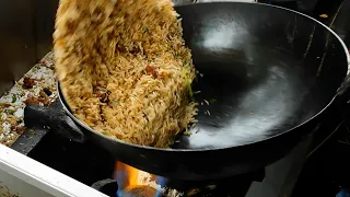 Tasty Egg Fried Rice | Chicken Fried Rice | Indian Street Food