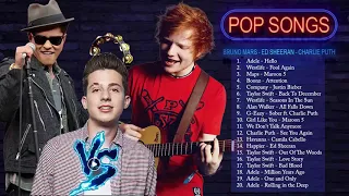 Pop 2019 Hits -  Ed Sheeran, Adele,  Taylor Swift, Shawn Mendes ,Maroon 5, Charlie Puth, Sam Smith