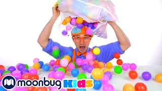 Aprendamos Colores con Pelotas - Vídeos Educativos | @BlippiEspanol l Moonbug Kids en Español