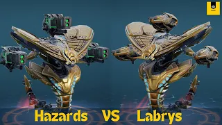 [WR] 🔥 Quicksand LABRYS VS Cryptic HAZARDS - OPHION Build Comparison | War Robots