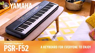 Yamaha Portable Keyboard PSR-F52