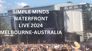 SIMPLE MINDS - WATERFRONT - OPENING SONG - LIVE 2024. MELBOURNE AUSTRALIA