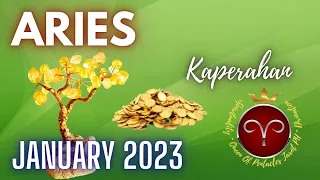 ♈ ARIES 💰 JANUARY 2023 🤑 Ang Parating Sa Iyong Kaperahan At Kabuhayan 🔮 Tagalog Tarot Reading