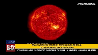 NOAA holds briefing about upcoming severe solar storm