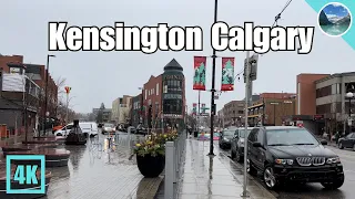 [4K] Calgary Walk🚶‍♂️Walking Tour of Kensington 🇨🇦