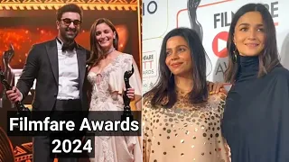 Filmfare Awards 2024 - Ranbir Kapoor and Alia Bhatt Won Best Actors Award