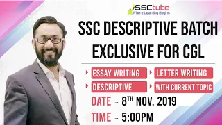 SSC CGL Descriptive | Online Coaching | New Batch by Sahil Mittal Sir (Dr. Vocab)