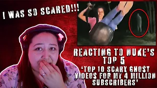 Reacting to Nuke's Top 5 'Top 10 SCARY Ghost Videos For My 4 MILLION SUBSCRIBERS' #nukes #reaction