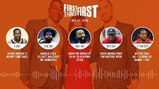 First Things First audio podcast (7.17.19)Cris Carter, Nick Wright, Jenna Wolfe | FIRST THINGS FIRST