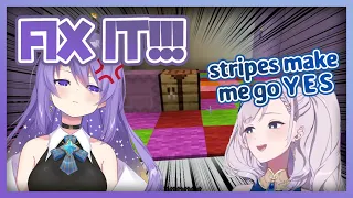 Reine once again triggers Moona's OCD with her Reine Stripes™【EN sub】