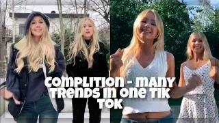 -Iza and Elle- Complition many trends in one Tik tok part 1