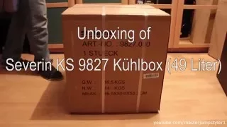Unboxing // Review: Severin KS 9827 Kühlbox 49 Liter (weiß/white)