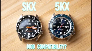 Seiko SKX vs 5KX/SRPD - Mod & Parts Compatibility