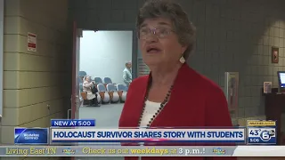 Holocaust survivor shares story with students