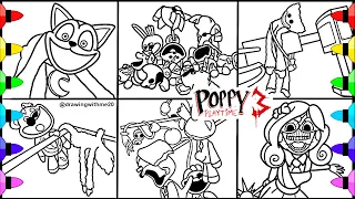 Poppy Playtime Chapter 3 New Coloring Pages / How To Color Secret Terrifying Catnap Scene / NCS