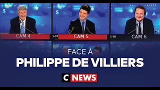 Face à Philippe de Villiers / 26 janvier 2024 (CNews)