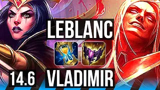 LEBLANC vs VLAD (MID) | 68% winrate, 7 solo kills, Legendary, 23/6/8 | BR Master | 14.6