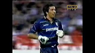 Gianluigi Buffon vs Atletico Madrid (U-cup Semi-Final 1st leg) away 1998/99