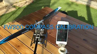 FW200 GPS helicopter compass calibration (コンパス初期化)