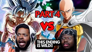 THIS ENDING IS WILD!! | GOKU VS SAITAMA PART 4 | REACTION | @etoilec1