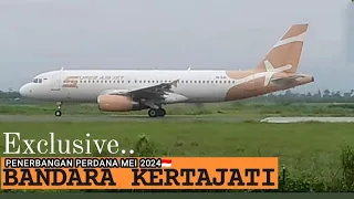 LANDING PERDANA MEI 2024‼️KONDISI PENERBANGAN BANDARA KERTAJATI.