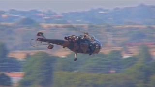 Alouette III Military Helicopter Nice Take Off