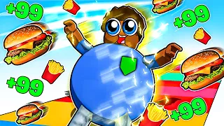 Roblox FAT RACE CLICKER! I'm So HUNGRY!