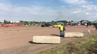 Mitsubishi Evolution vs Porsche Cayenne. Drag Racing Черкассы