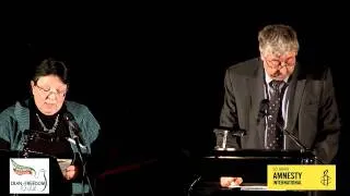 1. Bo MenschenRechtePreis 2011, Wolfgang Grenz I, Generalsekretär v Amnesty International D