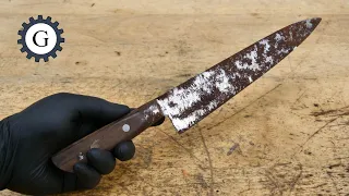Rusty Knife Restoration | Japanese Knife
