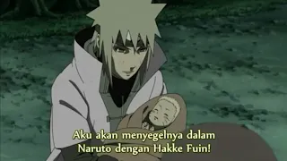 detik detik lahirnya Naruto serta kematian Minato dan Kushina - sub indo