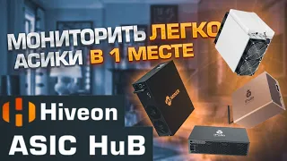 МОНИТОРИТЬ ВСЕ АСИКИ В 1 МЕСТЕ - ЛЕГКО || ASIC HUB Hive OS