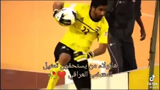 غيرة نور صبري حارس مرمى منتخب العراقي على بلاده