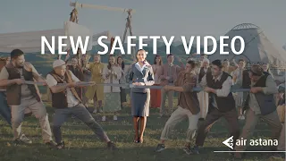 Air Astana New Safety Video| Новый предполетный инструктаж