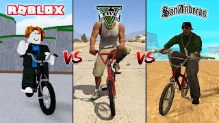 РОБЛОКС BMX VS ГТА 5 BMX VS ГТА САН АНДРЕАС BMX - ГДЕ ЛУЧШЕ?